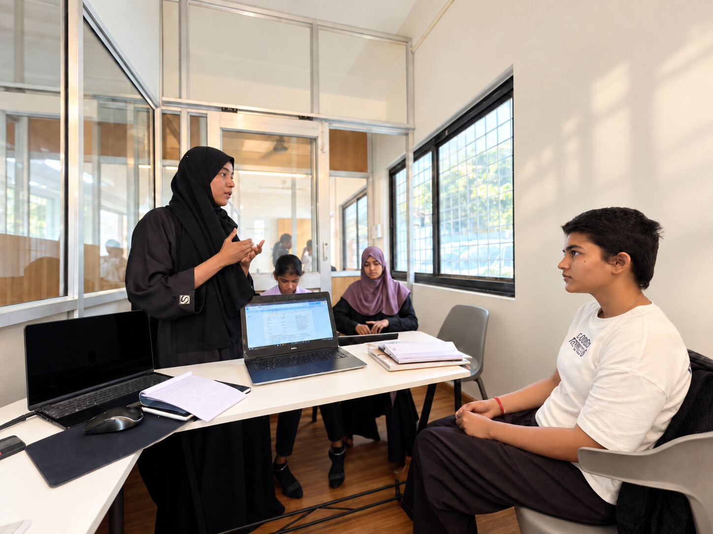 Anuja Gurav participating in an Apollo working session